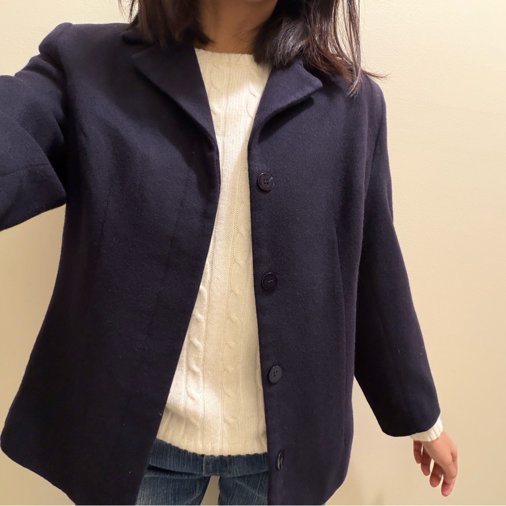 Classic Navy Blue Blazer